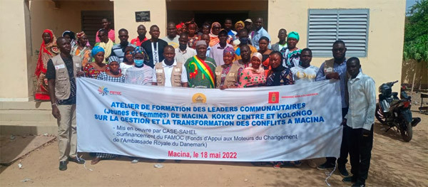 Macina, Kokry centre et Kolongo : Case sahel forme les leaders communautaires sur la gestion des conflits