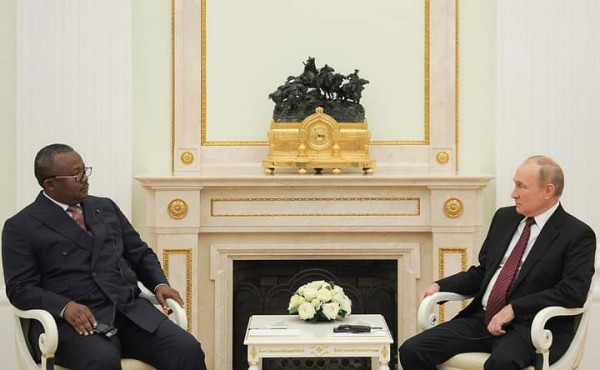 Cedeao: Le président Embaló rencontre Poutine et Zelensky