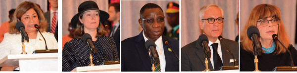 Koulouba : Cinq ambassadeurs présentent leurs lettres de créance au chef de l’ÉTAT