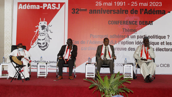 32è anniversaire de l’Adema/PASJ : Le choix d’adhérer  à un parti politique en débat
