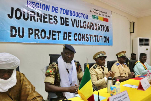 Tombouctou et Gao : Vulgarisation du projet de Constitution par le ministre Wagué