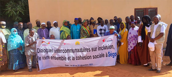 #Mali : Ségou : Case sahel apporte sa contribution pour l’inclusion, le vivre ensemble et la cohésion sociale
