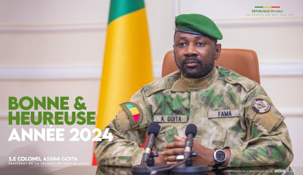 #Mali : Colonel Assimi Goïta, président de la Transition : «J’ai pris l’option de privilégier l’appropriation nationale du processus de paix»