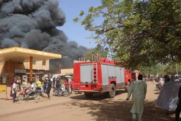 #Mali, #Gao : Le marché de légumes consumé par un incendie