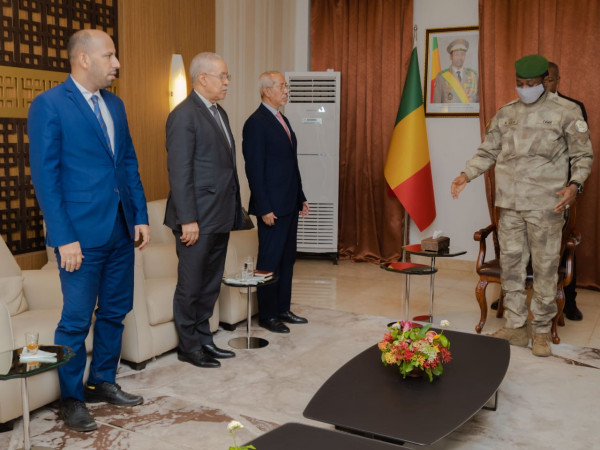 #Mali : Le président Goïta reçoit une délégation mauritanienne