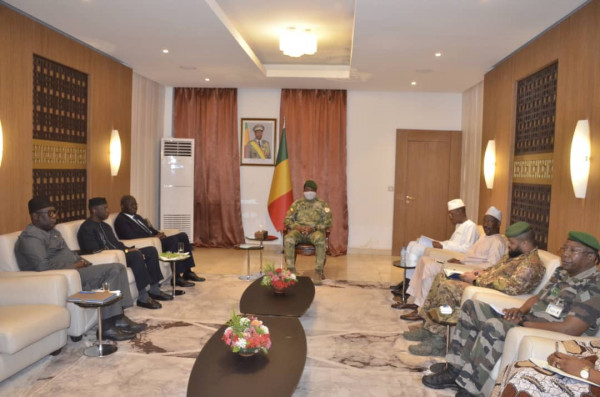#Mali : Le chef de l’État reçoit le président de la Commission de l’Uemoa