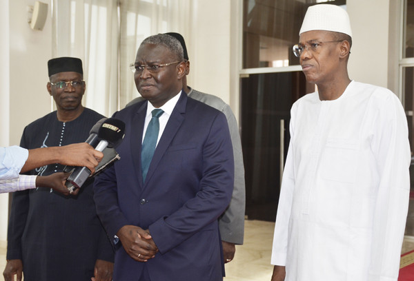 #Mali : Koulouba : Le président de la Commission de l’Uemoa reçu par le chef de l’État