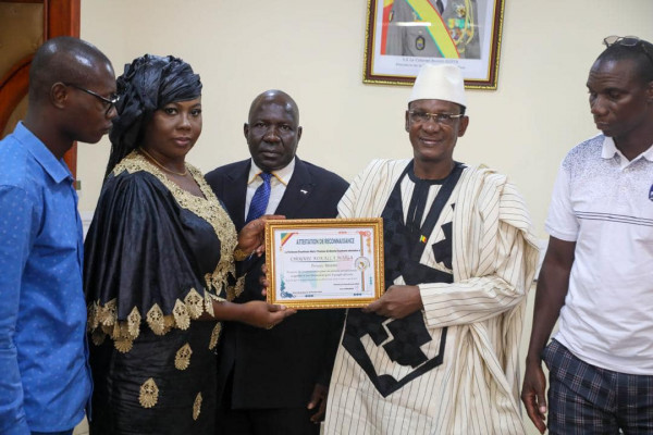 #Mali : Audience à la Primature : Choguel Kokalla Maïga reçoit le groupe parlement panafricain