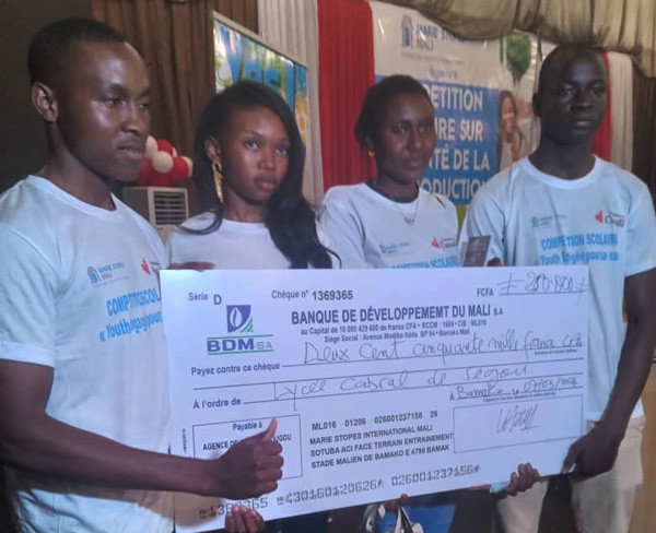 #Mali : Compétition sur la santé sexuelle et reproductive : Le Lycée Cabral de Ségou remporte le premier prix