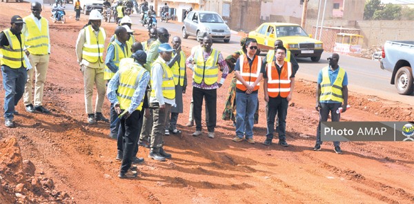 Axes Bamako-Kati : Les travaux s’accélèrent après un temps d’arrêt