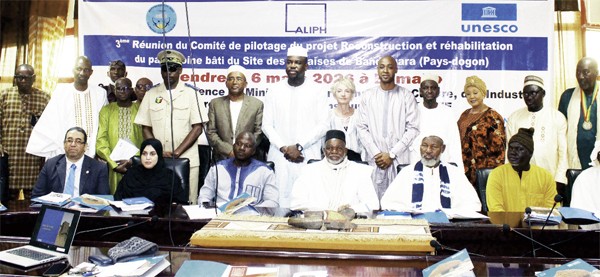 Reconstruction du patrimoine du Pays dogon : Le comité de pilotage fait le point des avancées