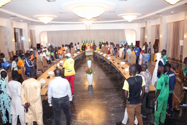 Super Coupe Assimi Goïta : La delegation de la competition en immersion au palais de koulouba